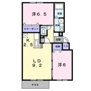 グリーンコート福永Ⅱの間取り画像