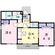 レジデンス ミモザの間取り画像