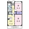 クリスタルウイング輝の間取り画像