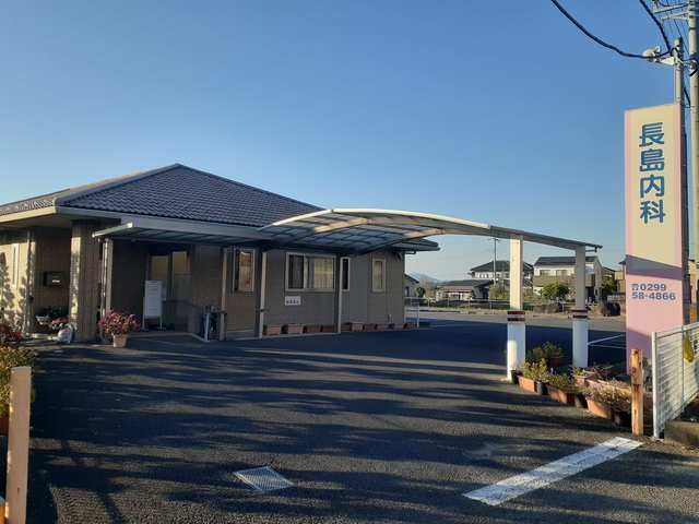 近くの長島内科まで750m（徒歩10分）