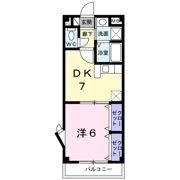 ポポラ－レKの間取り画像