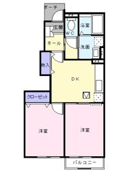 プロムナードⅢの間取り画像