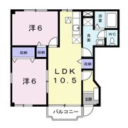 アクロスⅠの間取り画像