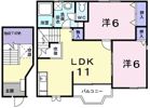 アクロスⅠの間取り画像