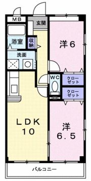 アクロスⅡの間取り画像