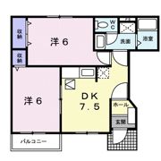ホワイトルームカワイⅠの間取り画像