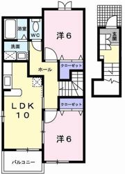 アバンサールⅡの間取り画像