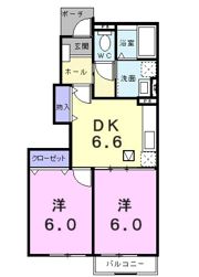ロックガーデン Cの間取り画像