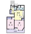 グリーンベルクォーター Bの間取り画像