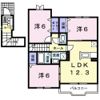ブリッサユウⅡの間取り画像