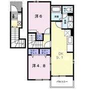 ラフィネAの間取り画像