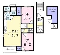 MaisonMASUZEN・Aの間取り画像