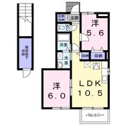 MaisonMASUZEN・Bの間取り画像