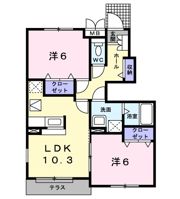 緑爽館Ⅰの間取り画像