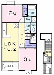 カプリス・ノヴァBの間取り画像