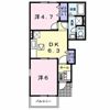 ヴィラージュ波風Aの間取り画像