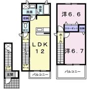 カファーラ・Dの間取り画像