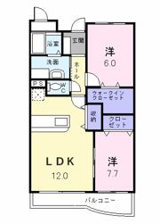 フィオーレ鏡川の間取り画像