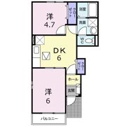プリムローズヴィラ Aの間取り画像