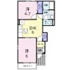 プリムローズヴィラ Aの間取り画像
