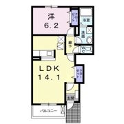 飛鶴Bの間取り画像