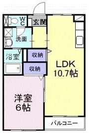 ヴィラ上住吉の間取り画像