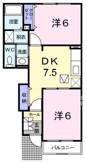 フラジオレットの間取り画像