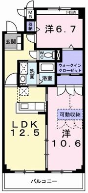 コミュノーテ 半右衛門の間取り画像