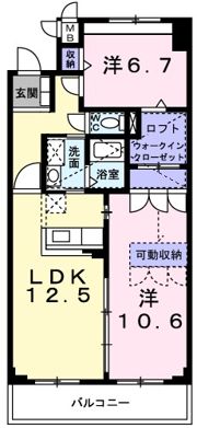 コミュノーテ 半右衛門の間取り画像
