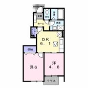 クレスト楓の間取り画像