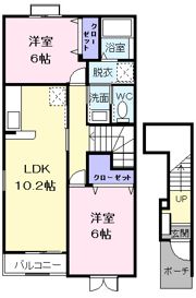 クレメント ヒルⅠの間取り画像