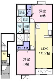 クレメント ヒルⅠの間取り画像