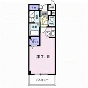 サウス高安の間取り画像