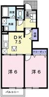 ソレイユ1番館の間取り画像