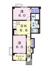 カロータ ロッソⅢの間取り画像