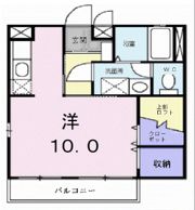 カムフォタブル スペース Kの間取り画像