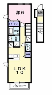 ウッドイン3番館の間取り画像