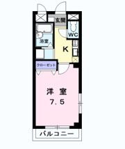 ラゼル山王Ⅰの間取り画像