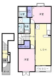 シャルマン御笠Ⅲの間取り画像