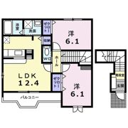 クレストール森脇の間取り画像