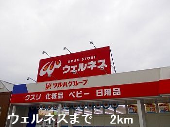 近くのウェルネスまで2,000m（徒歩25分）