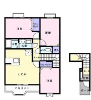 パークヒルズK Fの間取り画像