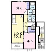 ソレアードⅢの間取り画像