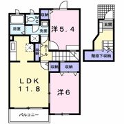 エスペラルAの間取り画像