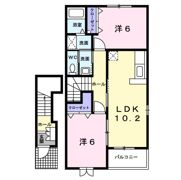 パルク・アンソレイエBの間取り画像