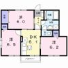 アンソレイエ Aの間取り画像