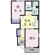 サンハイムJ．Fの間取り画像