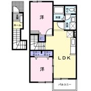 グレ－トガ－デン・藤崎Ⅰの間取り画像