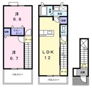 ソレアードパルケAの間取り画像