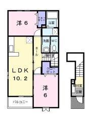 ラフレシールBの間取り画像